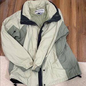 Columbia Two-Tone Rain Jacket